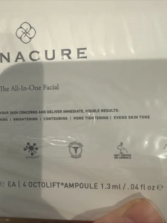 All-In-One Facial/Hanacure Set/4 Facials/Clear Multi-Benefit Mask Set with Brush - Picture 5 of 15